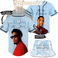 Myke Towers La Vida Es Una Personalized Baseball Jersey