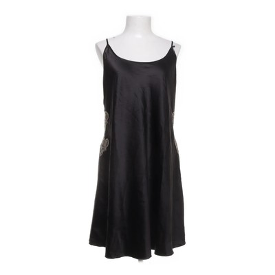 Linga Dore, Nachtkleid, Größe: 4XL, Schwarz/Beige, Polyester, Satin, Damen #3Tc