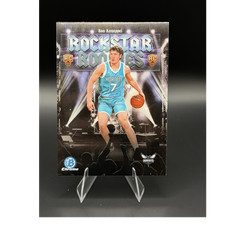 2025 Topps Chrome Rockstar Rookies Rookie Kon Knueppel Charlotte Hornets RR-4