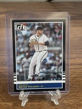 Bryse Wilson - 2019 Panini Donruss Baseball Black Rookie Card -#238 PR 97/99. rookie card picture