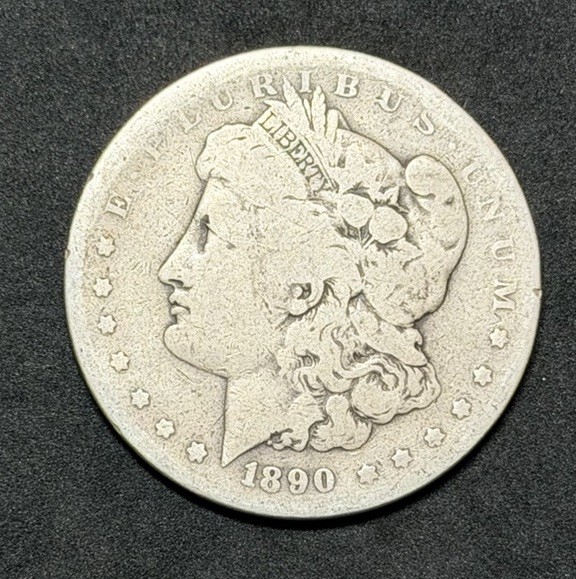 1890-S Morgan Silver Dollar, 90% Silver Coin, No Reserve #209