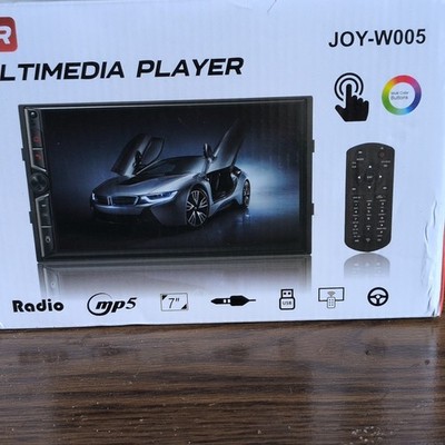 JOY JOY-W005 7in Touchscreen 2 DIN Car MP5 Player, USB Input, Remote Control
