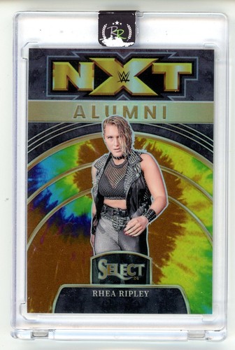 2024 Panini Select WWE #5 Rhea Ripley NXT Alumni Tie Dye Prizms #/25