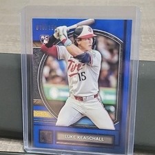 Topps 2025 Museum Collection Luke Keaschall Sapphire /150 Rookie #32 Twins