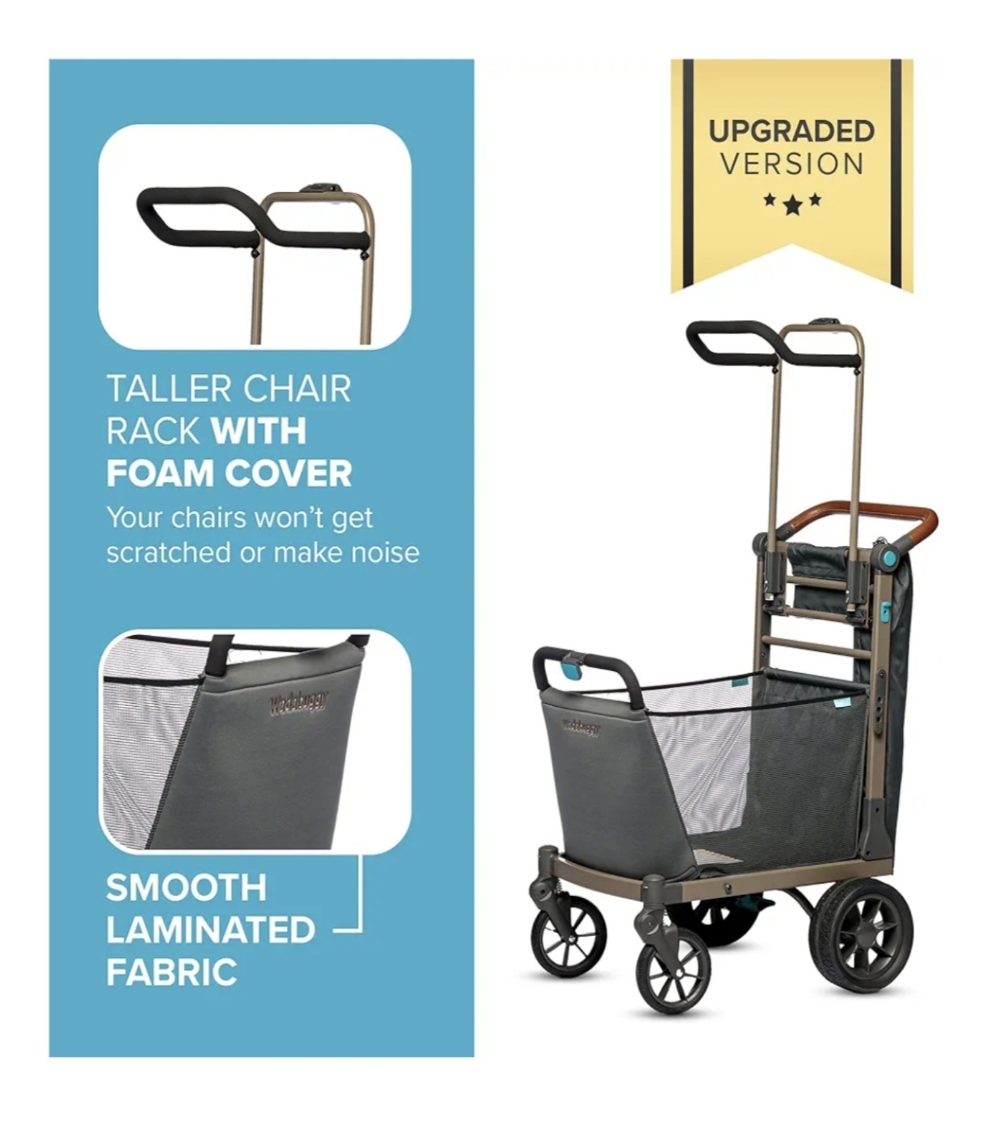 Wadabuggy Beach Foldable Cart - Collapsible & Folding Cart 