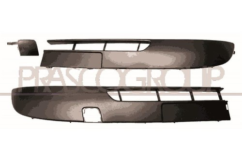 PRASCO Baguette Décorative Pare-Chocs ME0391260 - Arrière Gauche Chrome