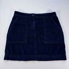 GAP Corduroy Mini Skirt Womens 6 Pockets Green