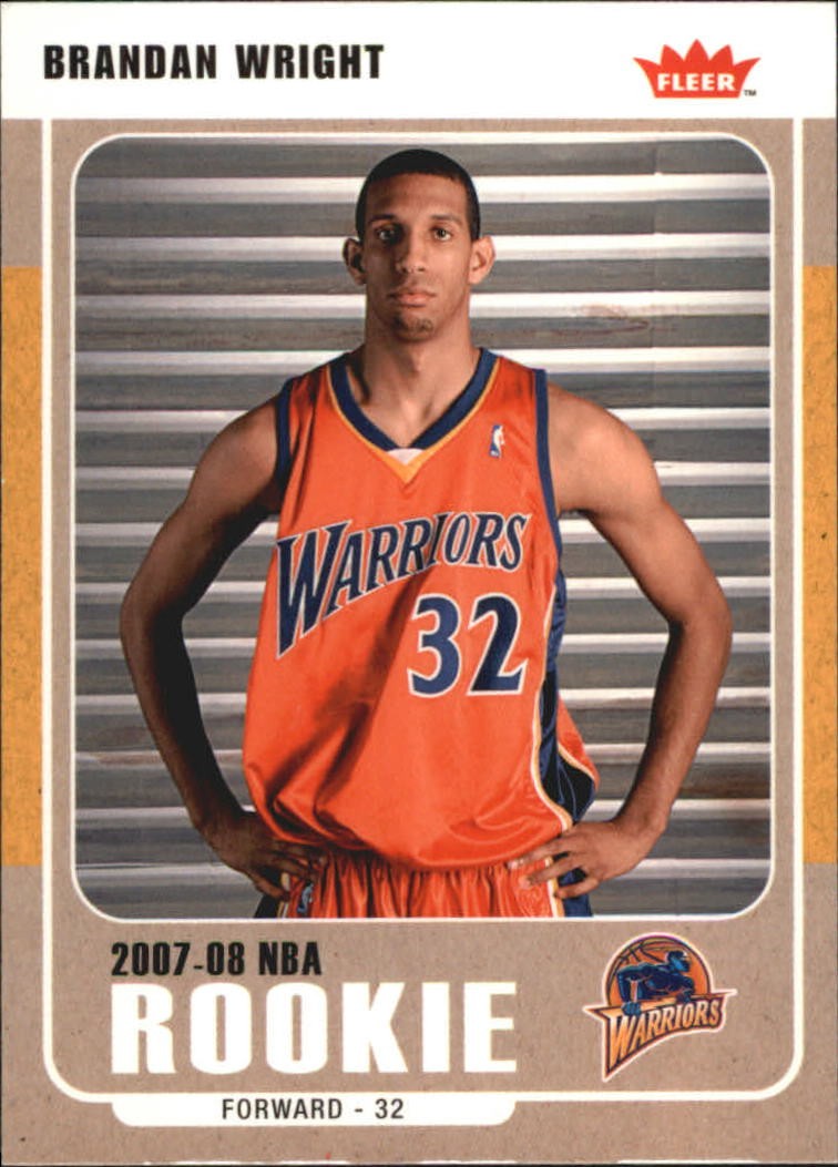 2007-08 Fleer Glossy #231 Brandan Wright - BSK