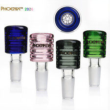 14mm Glass Bowl Screen Thick borosilicate pull-out slide Phoenix               