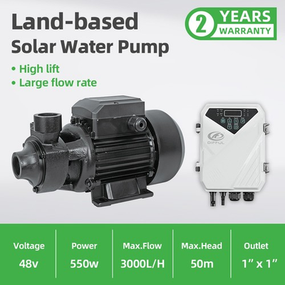 #ad DC Solar Peripheral Vortex Pressure Pump Clean Water 550W River Pond Offgrid AU $599.00