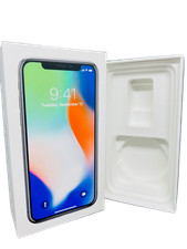MQA62LL/A Original Empty Box iPhone X Silver