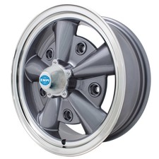 5 Rib Wheel Grey 5.5 Wide Fits 5 On 205mm Vw Dunebuggy Vw