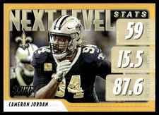 2020 Score Next Level Stats Gold Cameron Jordan New Orleans Saints #NLS-CJ