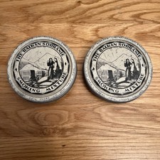 Vintage The Balkan Sobranie Smoking Mixture Tin X 2 Diameter 8.5 Cm