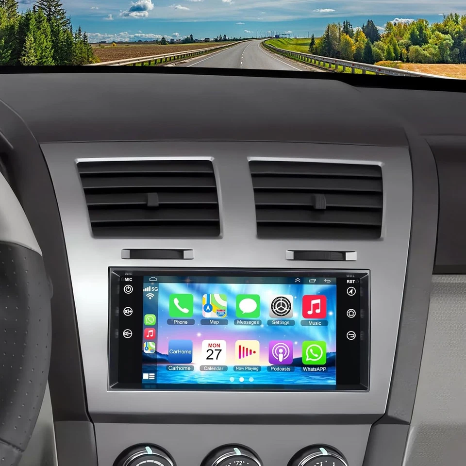 Para Dodge Avenger 2007 2008-2010 Android 15 Radio Coche GPS Navegación Apple Carplay 7" Foto 4 de 4