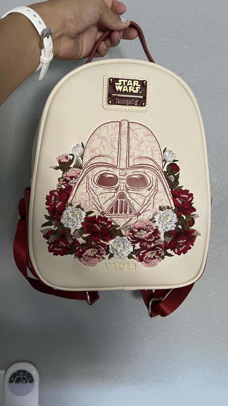 Loungefly Disney Star Wars Darth Vader Embroidered Fl Gem 