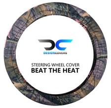Camouflage Cotton Steering Wheel Cover Universal Fit Car Truck Suv Soft Grip