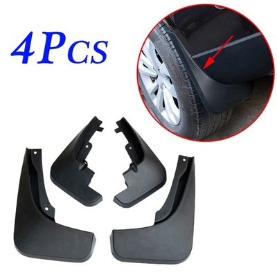 4PCS Auto Fender Mudguard Wheel Splash Guard Mud Flap For 2017 2018 Audi Q5 Plus