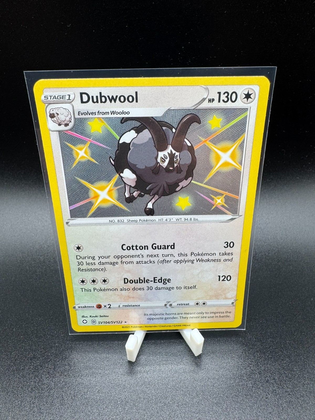 Dubwool Shining Fates: Shiny Vault SV104/SV122 NM