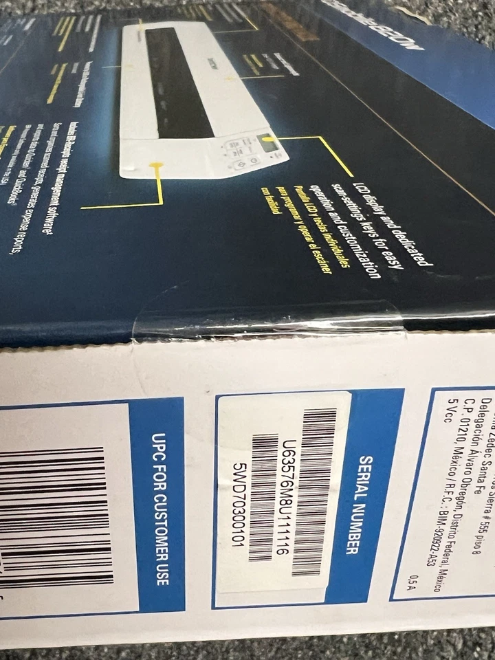 Brother DSmobile DS-820W Portable Sheet Scanner, White Wi-Fi. New Sealed. - Image 2 of 2