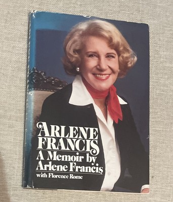Arlene Francis: A Memoir (Hardcover-1978) RARE!!