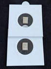 2 x Valcambi Suisse Combi Bar Silver 1g .999
