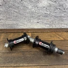 Vintage Bullseye Hub Set QR 32h 135mm Sealed Bearing Front Rear 90s MTB Black 32