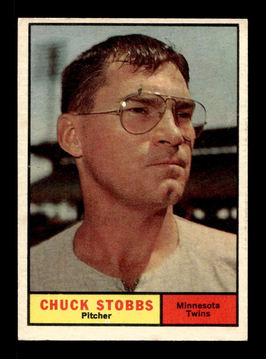 1961 Topps #431 Chuck Stobbs Twins EX+ *8g