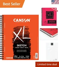 High-Quality 9x12 Sketch Pad for Charcoal, Pencil & Pastel Artists - 100 Sheets