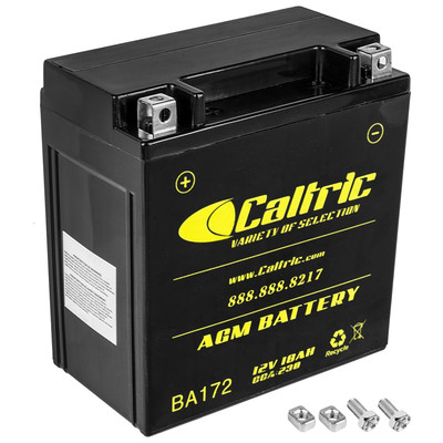 Caltric AGM Battery for Polaris 4012638 4013045 AGM Battery 12Volt 18 Ah
