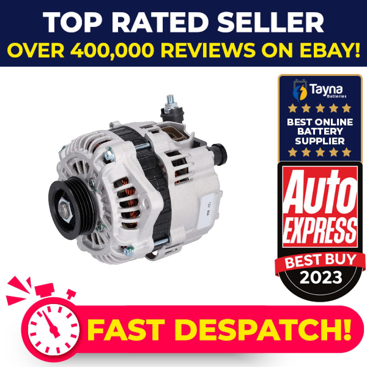 Alternator fits MAZDA 323 Mk6 2.0 01 to 04 BP6D18300A FPG618300 FP3418300 Febi