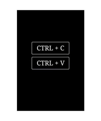 CTRL C CTRL V: Gift Journal Notebook for Programmers, digital Agency, Coders, De