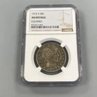 1912 S US 90% Silver Barber 50c NGC AU DETAILS Cleaned L24686
