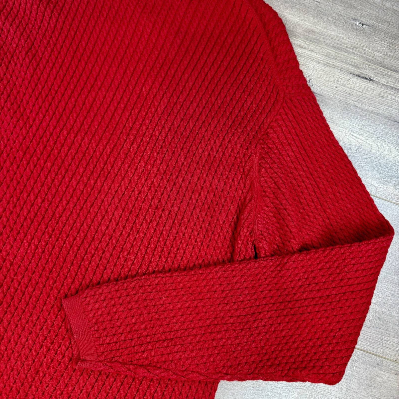 Vtg Pendleton Cable Knit V-Neck Pullover Sweater … - image 9