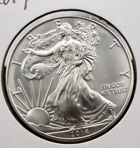 2014 American Silver Eagle 1 oz .999 Fine Silver Uncirculated