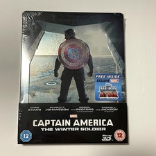 Marvel Captain America The Winter Soldier Zavvi Exclusive Blu-Ray Steelbook NEW