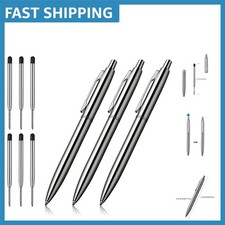Luxury Metal Ballpoint Pens - 3 Pcs Set with ...