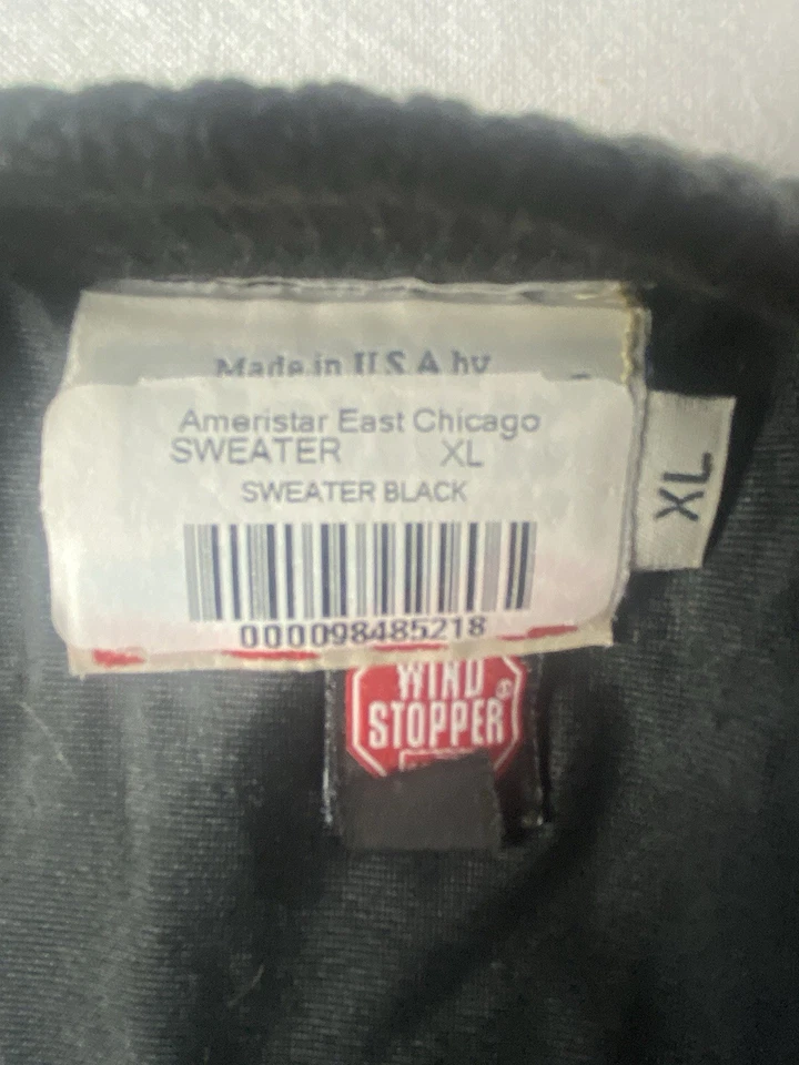 GORE WINDSTOPPER Duty Uniform Sweater XL V-Neck USA Made Rank Epaulettes - Image 2 of 4