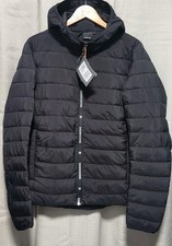 BNWT - Didriksons Jonte Jacket Medium Water Repellent Padded Hooded Unisex Black