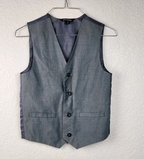 George Formal Vest Boys Size 10 Gray Sleeveless