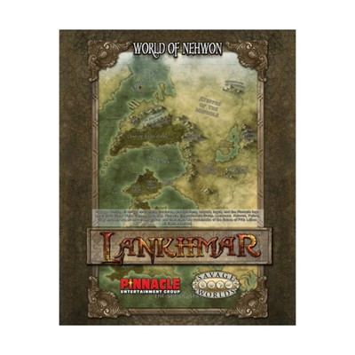 Pinnacle RPG World of Newhon/City of Lankhmar Poster Map Bag SW (New)