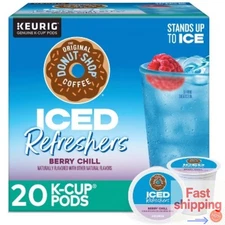 The Original Donut Shop Iced Refreshers Berry Chill Keurig K-Cup Pods - 20ct