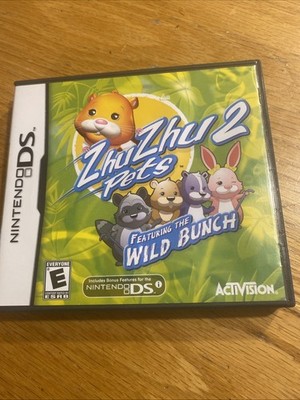 Activision Zhu Zhu Pets 2 Featuring The Wild Bunch (Nintendo DS, 2013) Complete