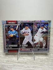 2026 Topps #11 Kyle Schwarber,Pete Alonso,Juan Soto Sandglitter
