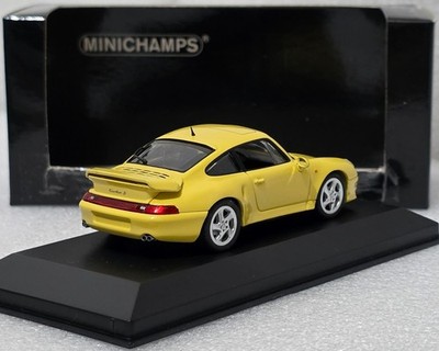 Porsche 911 (993) Turbo S 1998 Yellow 1:43 Mnichamps 430069270