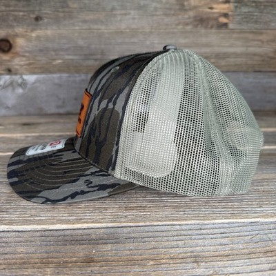 RANGER BOATS BOTTOMLAND CAMO Richardson Leather Patch Trucker Hat