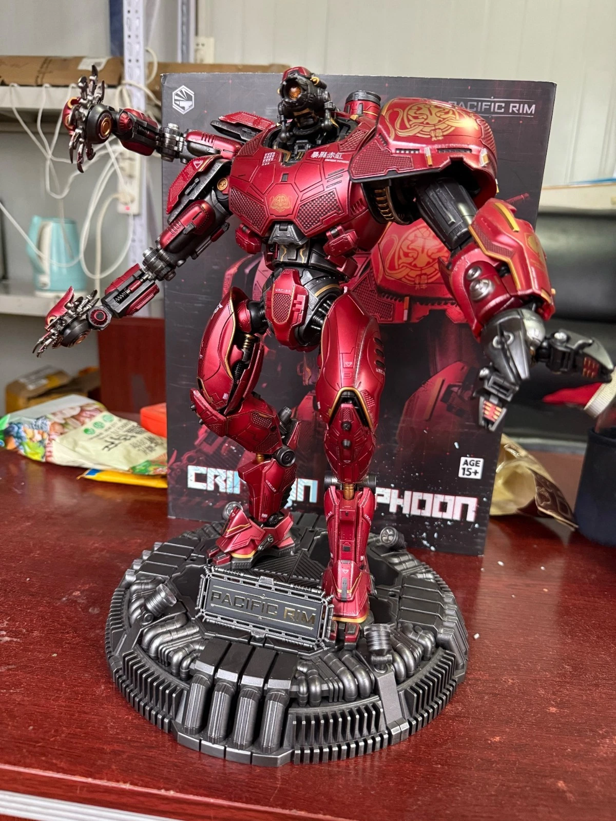 Infinity Studio CRIMSON TYPHOON DIECAST ACTION FIGURE - Picture 4 of 9