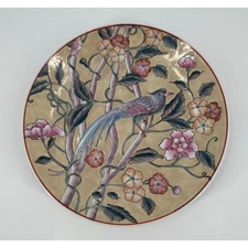 Bird hand painted plate vintage China (decor plate) 10”