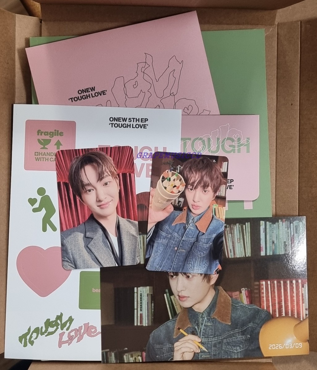 ONEW SHINEE 5TH EP TOUGH LOVE BOOK Ver. K-POP REAL SIGNED