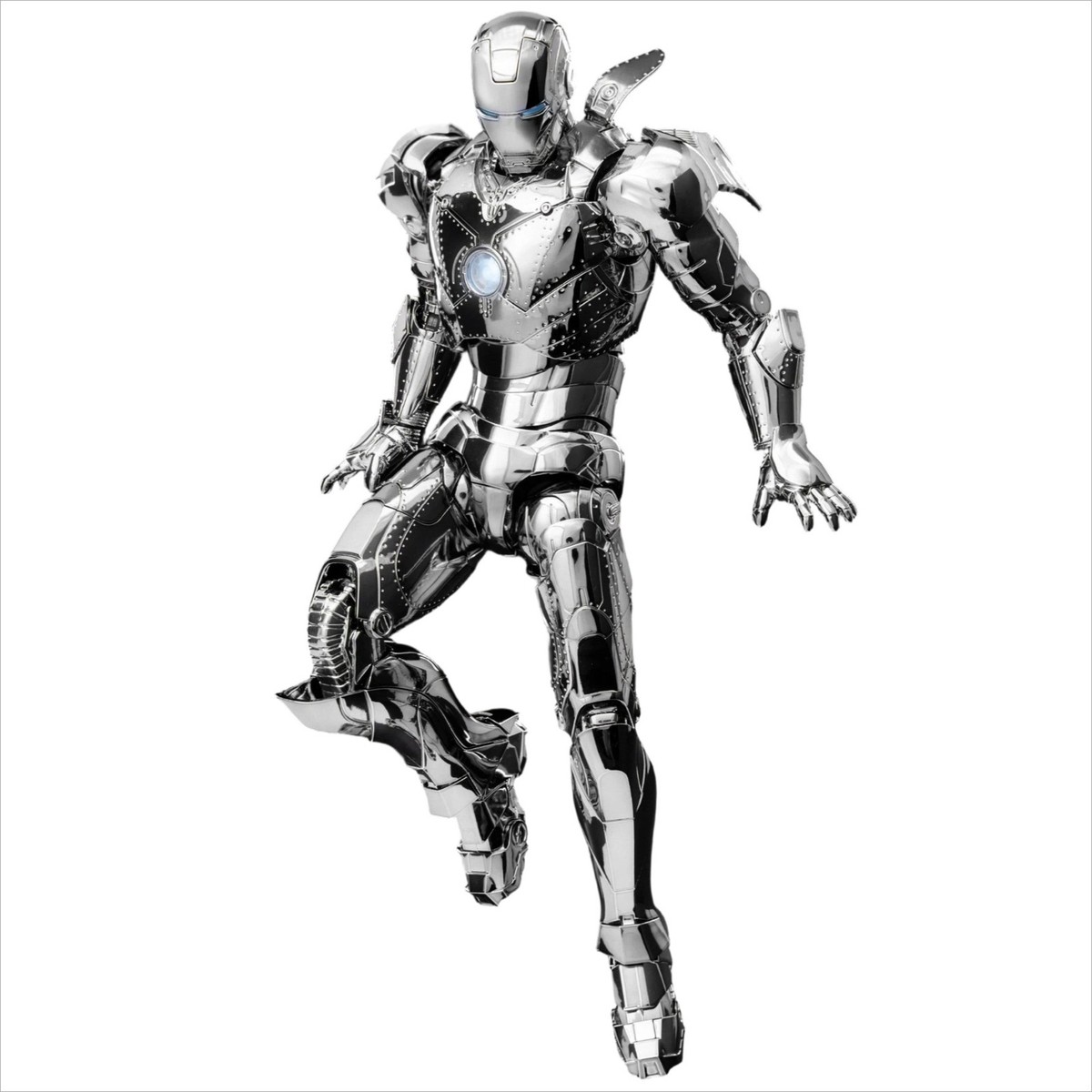 オリジナル threezero DLX アイアンマン マーク2 クローム 3Z0924